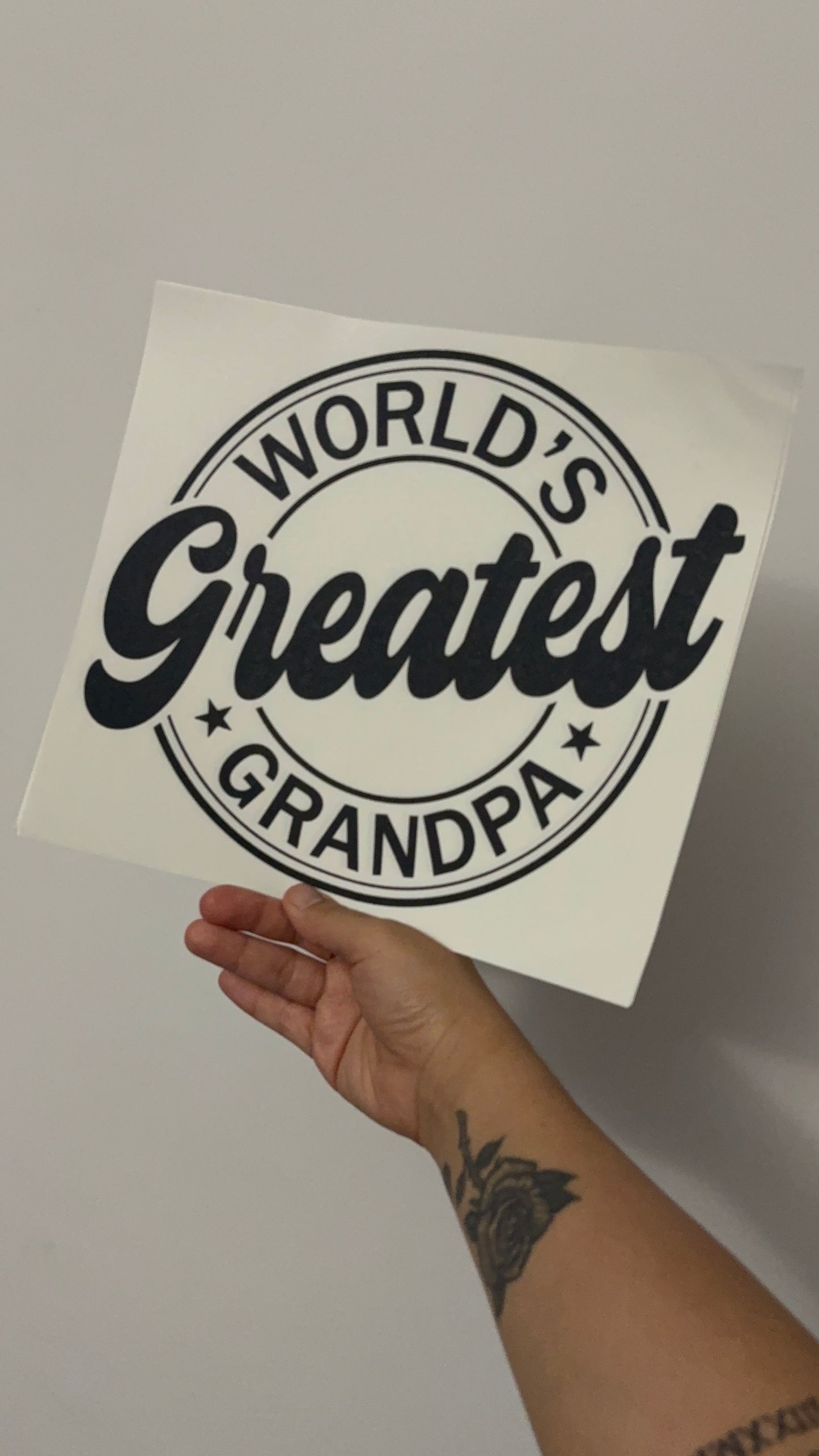 SCREEN PRINT GRANDPA
